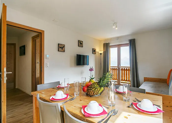 アパート T-resort 3p6 Vue Vallee By Interhome ラ・ズマ